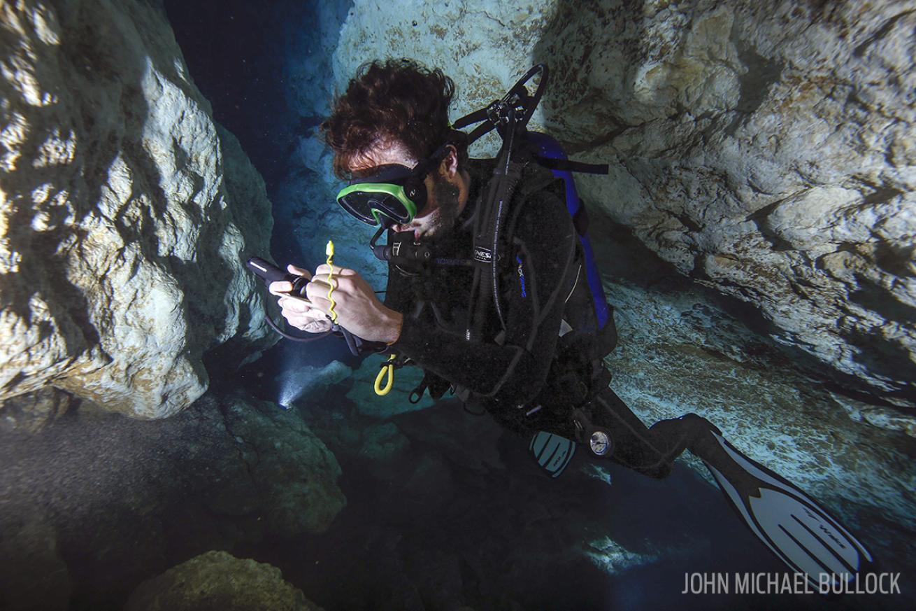 Scubalab 2016 bc test at Blue Grotto