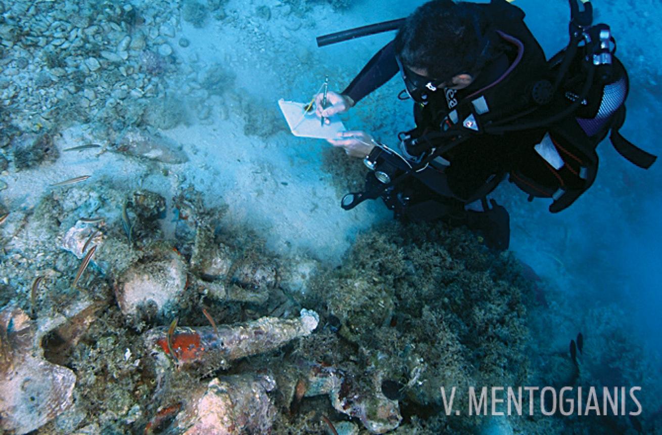 fourni shipwrecks aegean sea underwater