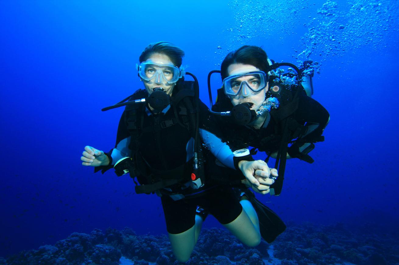 Scuba Diving Couple