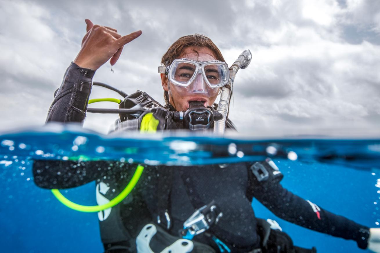 Scuba Diver Shaka