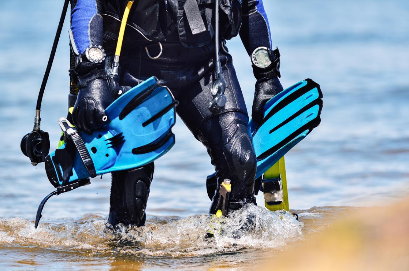 Scuba Diver with Gear