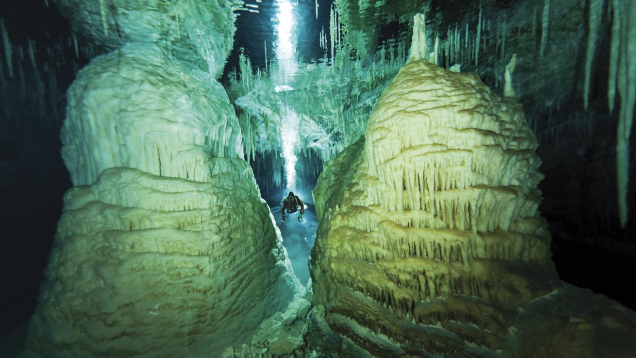 Jill Heinerth made waves by joining the deepest dive in the island’s history.